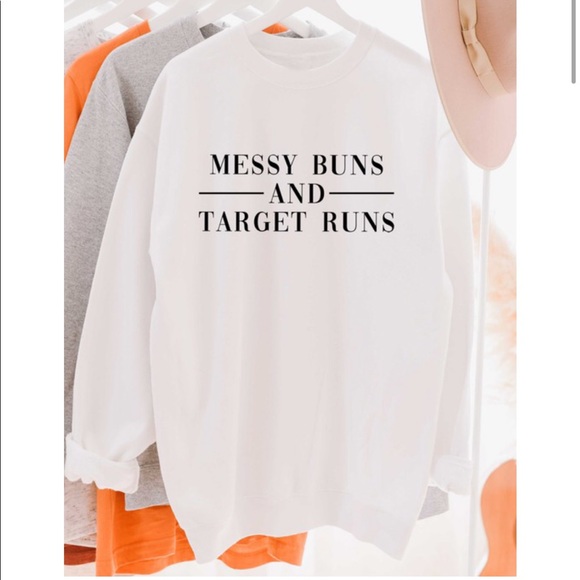 NEW Messy Bun Graphic Sweatshirt S-5X Funny - Picture 3 of 4